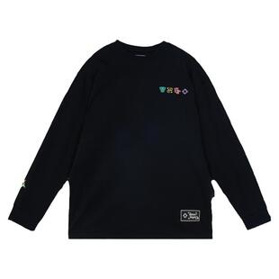 准者官方奥莱店 斗法长袖T恤男套头卫衣美式运动投篮潮流刺绣上衣