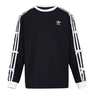 adidas阿迪达斯三叶草大童运动休闲长袖T恤KW1292