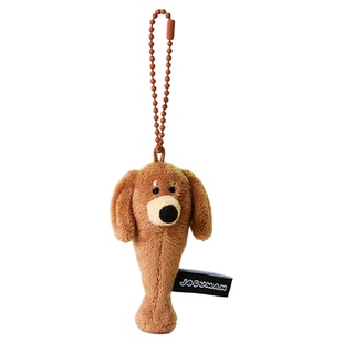 LINE FRIENDS JOGUMAN BASEBALL腊肠狗钥匙扣可爱WOODY玩偶包挂件