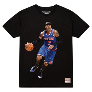 mitchell&ness短袖T恤尼克斯队安东尼名人堂经典7号运动T恤男MN