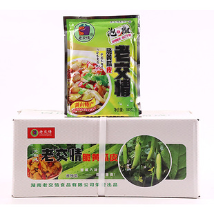 老交情脆黄瓜皮180克泡椒腌制湖南特产脆爽黄瓜干下饭菜咸菜开胃