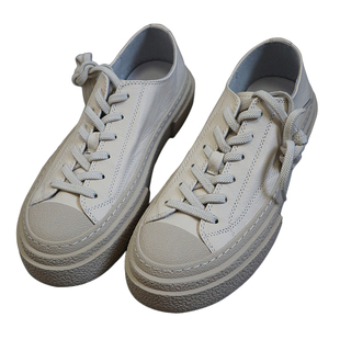 小众简约帅气！舒适有型！高街感头层牛皮运动休闲鞋板鞋球鞋男鞋