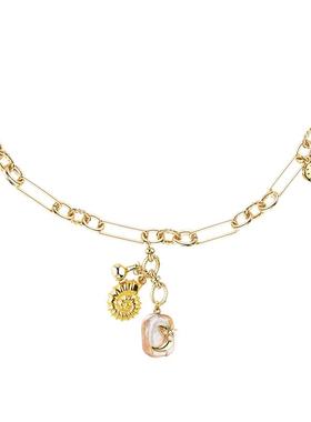 Blingkolio原创设计感款锁骨链