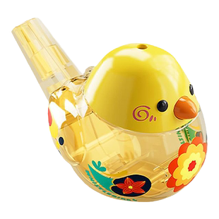 宝宝水鸟口哨儿童口肌发音训练课注水加水透明水鸟婴幼儿小鸟哨子