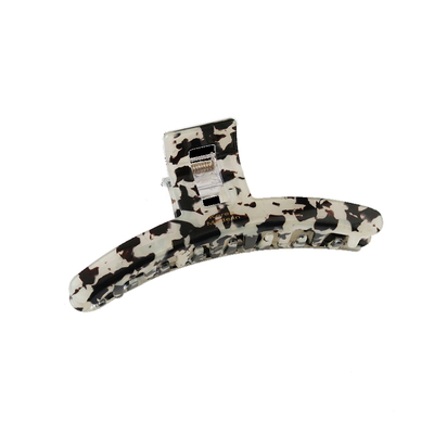 紫郡大号复古醋酸抓夹豹纹鲨鱼夹