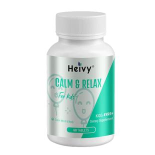 美国heivy儿童甘氨酸镁补充剂多动活性维生素B6族螯合镁补镁片