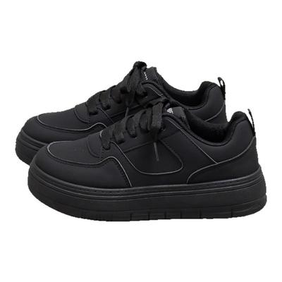 人本爆款ins潮流百搭黑色板鞋