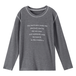 春夏季莫代尔女童上衣女孩打底衫男童t恤长袖男孩打底衫内搭薄款