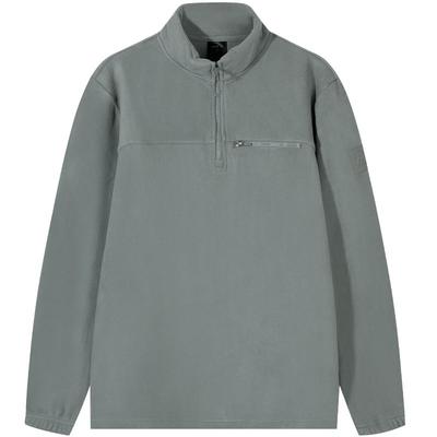 安踏运动立领卫衣男加绒宽松保暖