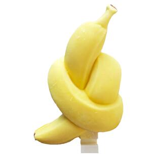 2支 普拉拉拧巴蕉雪糕65g香蕉牛奶冰淇淋 网红冷饮批发 冰糕冰棒