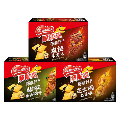 超薄脆饼干脆脆鲨多口味
