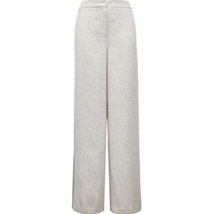 Vero Moda奥莱休闲裤女秋季新款休闲舒适中腰条纹裤线裤子流行