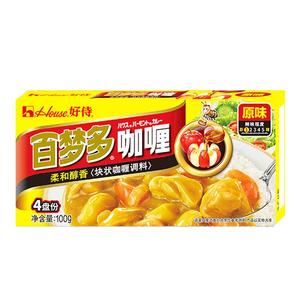 好侍百梦多咖喱块原味牛肉鸡肉料理包酱日式家用黄咖喱块拌饭酱料