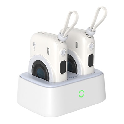 来酷充电宝9600毫安3C认证超薄小巧磁吸无线充电宝便携快充移动电源适用苹果安卓自带双线充电仓