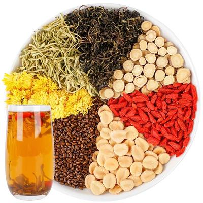 罗汉果菊花决明子润肺护肝身体好