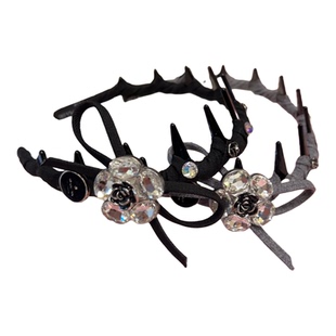 小香风高定倒插高颅顶发箍 精致气质发箍 舒适倒插不卡头头箍