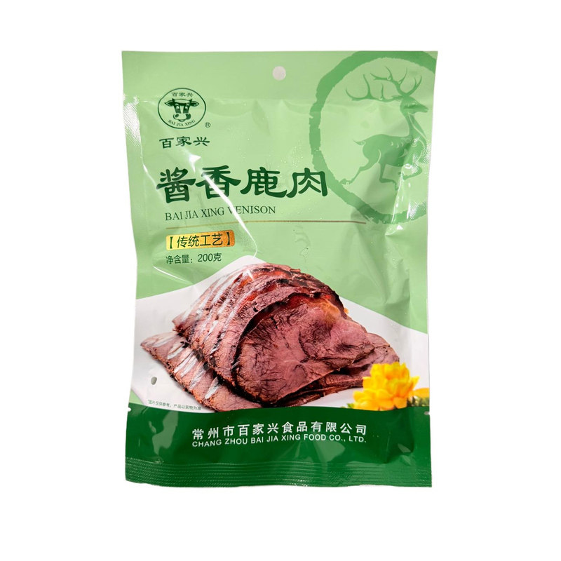 百家兴酱香鹿肉200g*20包/整箱