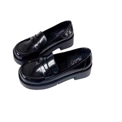 【现货】 熊熊日报社原创jk制服鞋学生基础厚底单鞋中低跟增高