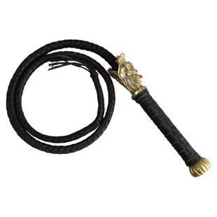 龙头鞭子武术鞭健身鞭响鞭牛皮鞭子武术防身牧羊鞭软鞭软兵器