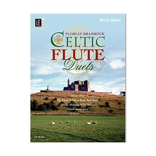 布拉姆博克 凯尔特长笛二重奏 两支长笛 维也纳UE原版乐谱书 Florian Brambock Celtic Flute Duets for 2 flutes UE33040