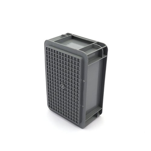 供应EU2311小号EU物流箱可运输灰色EU箱标箱小号推物流汽配欧式