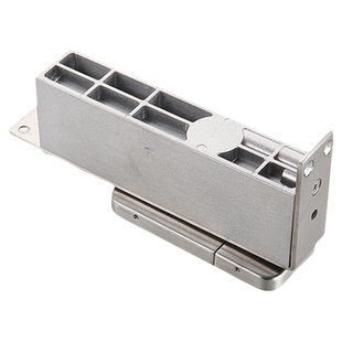 固特暗藏木门液压天地旋转轴自动回位双向开启合页铰链偏轴门五金