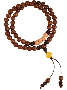 普陀山天然小叶紫檀手串女文玩