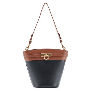 Parisa Wang包包女Madison麦迪逊水桶包单肩包斜跨包牛皮通勤包