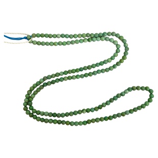 一物一图4mm天然绿松石小米珠项链女串珠毛衣链手工diy配饰绿色