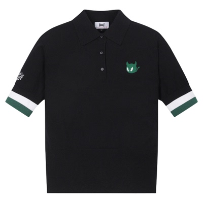 WAAC小恶魔官方春夏女士高尔夫服装短袖POLO针织衫