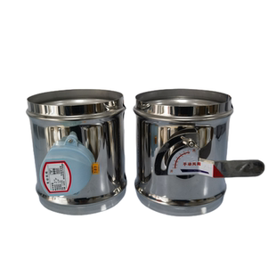 圆形201不锈钢风阀密闭阀手动调节阀电动通风管蝶阀止回阀气动阀