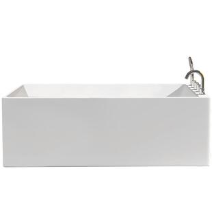 果敢日式小浴缸冲浪按摩长方形裙边浴盆1.3-1.7米网红小户型浴缸