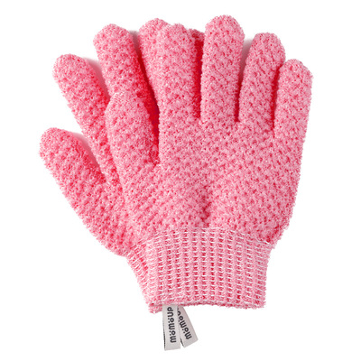 momoup去角质搓澡手套五指沐浴