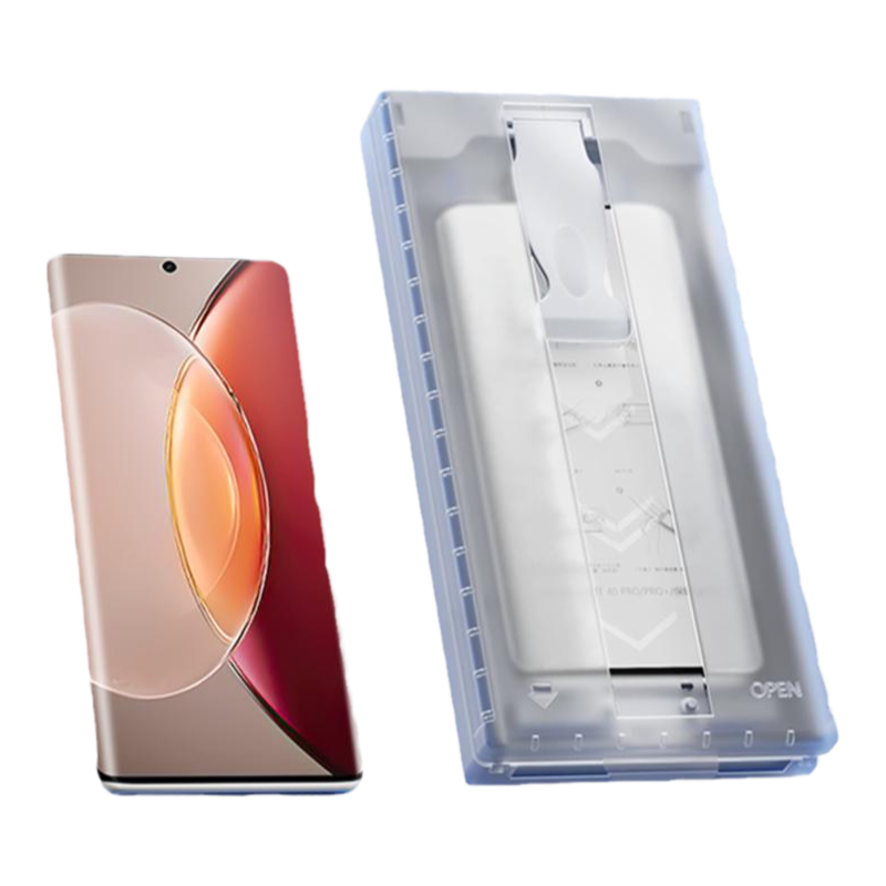 适用vivox100钢化膜秒贴微晶膜