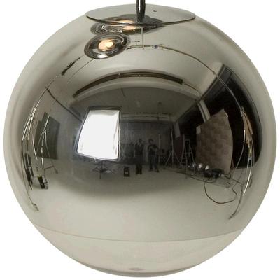 电镀球玻璃吊灯北欧创意餐厅吧台灯商用服装店橱窗家用单头圆球灯