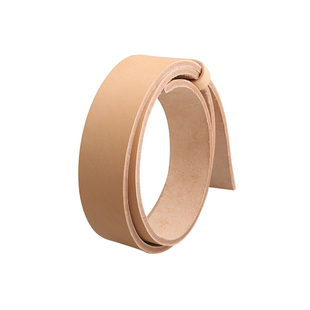 枥木鞍革昭南皮带条日本进口头层真皮原色植鞣革加厚微瑕疵腰带条