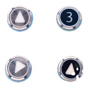 通力按钮 通力电梯按钮 KDS50 300表贴式圆按钮黑面白面外呼内呼