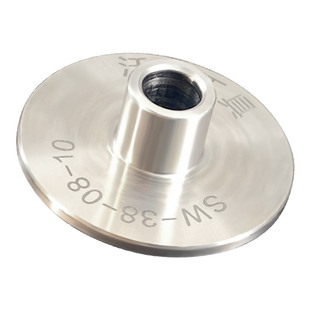 沃一新款木工修边机样规38mm不锈钢仿形轴套燕尾刀打锁孔专用配件