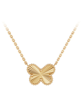 杜蔻蝴蝶项链镭射款情人节礼物