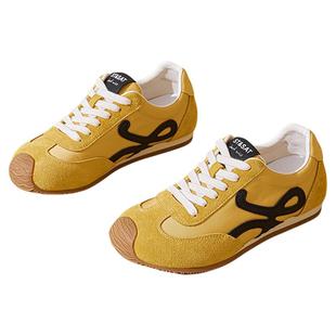 星期六时尚舒适平底简约休闲鞋2025冬季新厚底内增高阿甘鞋女鞋直