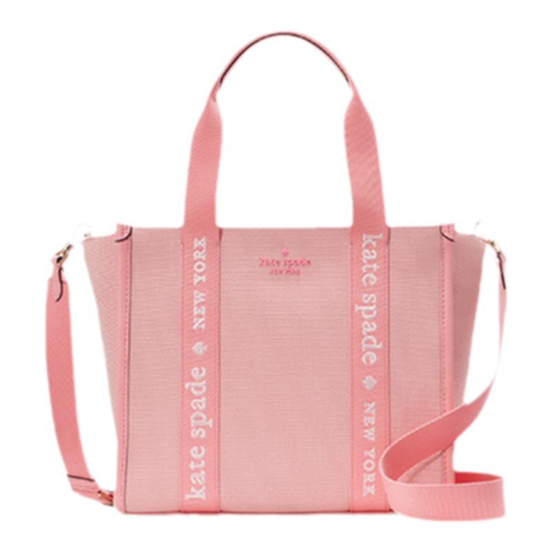 【2024新款】kate spade ks kip 小号织物帆布包单肩斜挎托特包