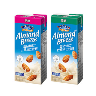 韩国进口Maeil每日蓝钻怡仁巴旦木杏仁饮料整箱24瓶饮品可选无糖