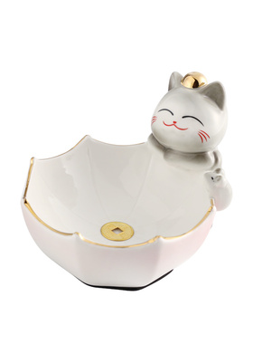 诺轩创意轻奢摆件陶瓷小猫