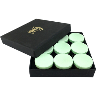 Taom巧粉塔悟姆巧克粉圆形台球杆职业斯诺克中八九球枪粉台球用品