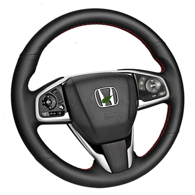 本田CRV皓影方向盘套真皮手缝