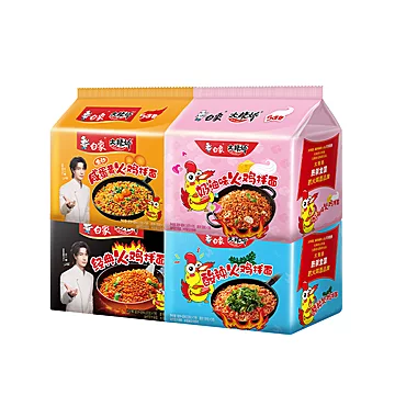 【7口味任选3口味】白象火鸡干拌方便面