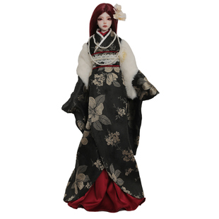 bjd正版娃娃三分惠诗和服风黑道千金体妆贴花大女全套bjd天使精灵