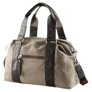 旅行包男士大容量出差帆布手提包短途出行登机包行李袋运动健身包