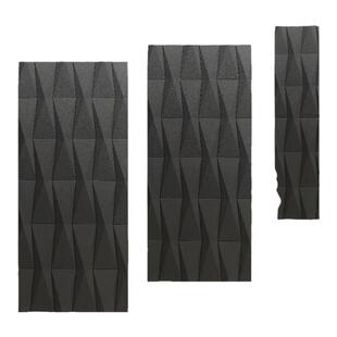 PU几何构建砖3D立体板轻质陶瓷仿真文化石面包石构件小圆板背景墙