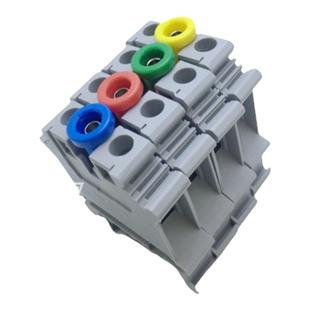 UK端子专用测试香蕉插头拧M3M4螺纹菲尼克斯电压凤凰端子4mm插孔